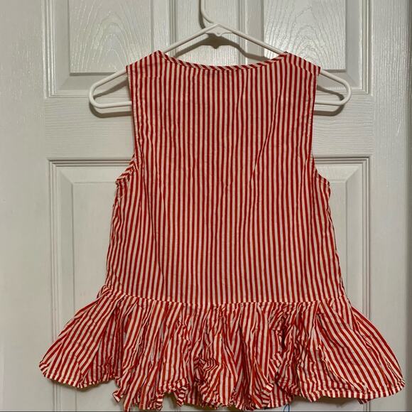 ModCloth Optimistic Essence striped peplum top - Picture 6 of 11